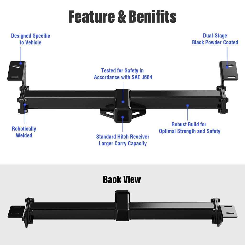 Towing Hitch Receiver Class 3 for Toyota RAV4 (1996-2005)