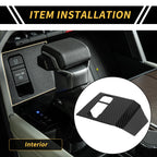 Carbon Fiber Pattern Handbrake Frame Cover for Toyota Tundra (2022–2024)