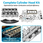 Complete Cylinder Head Kit w/ Gaskets & Bolts for Mitsubishi Triton (2015–2023)