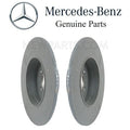 Set of 2 Rear Disc Brake Rotors for Mercedes W204 C204 C250 (2007–2015)