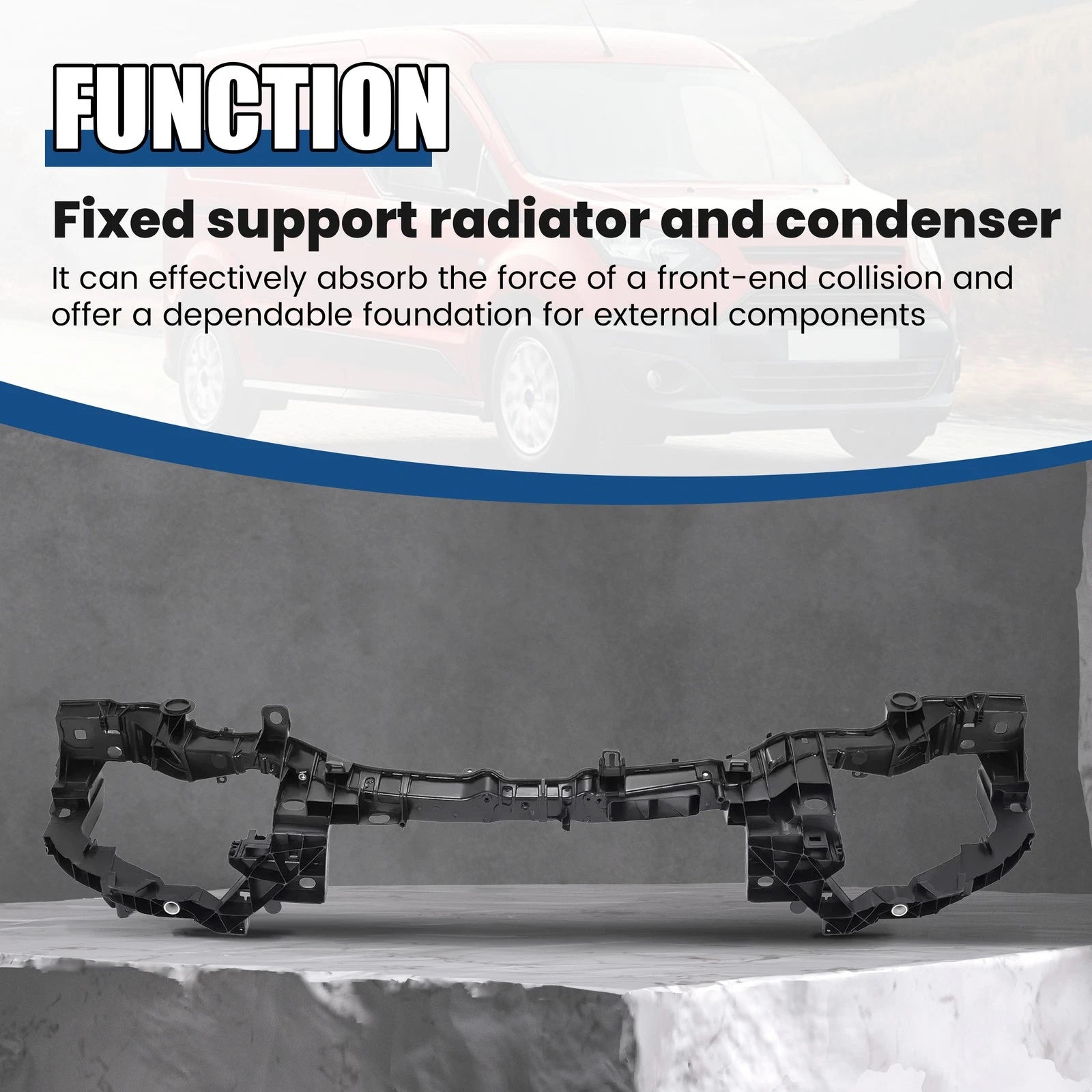 Front Upper Radiator Support for Ford Transit Connect (2014–2023) #DT1Z8A284B