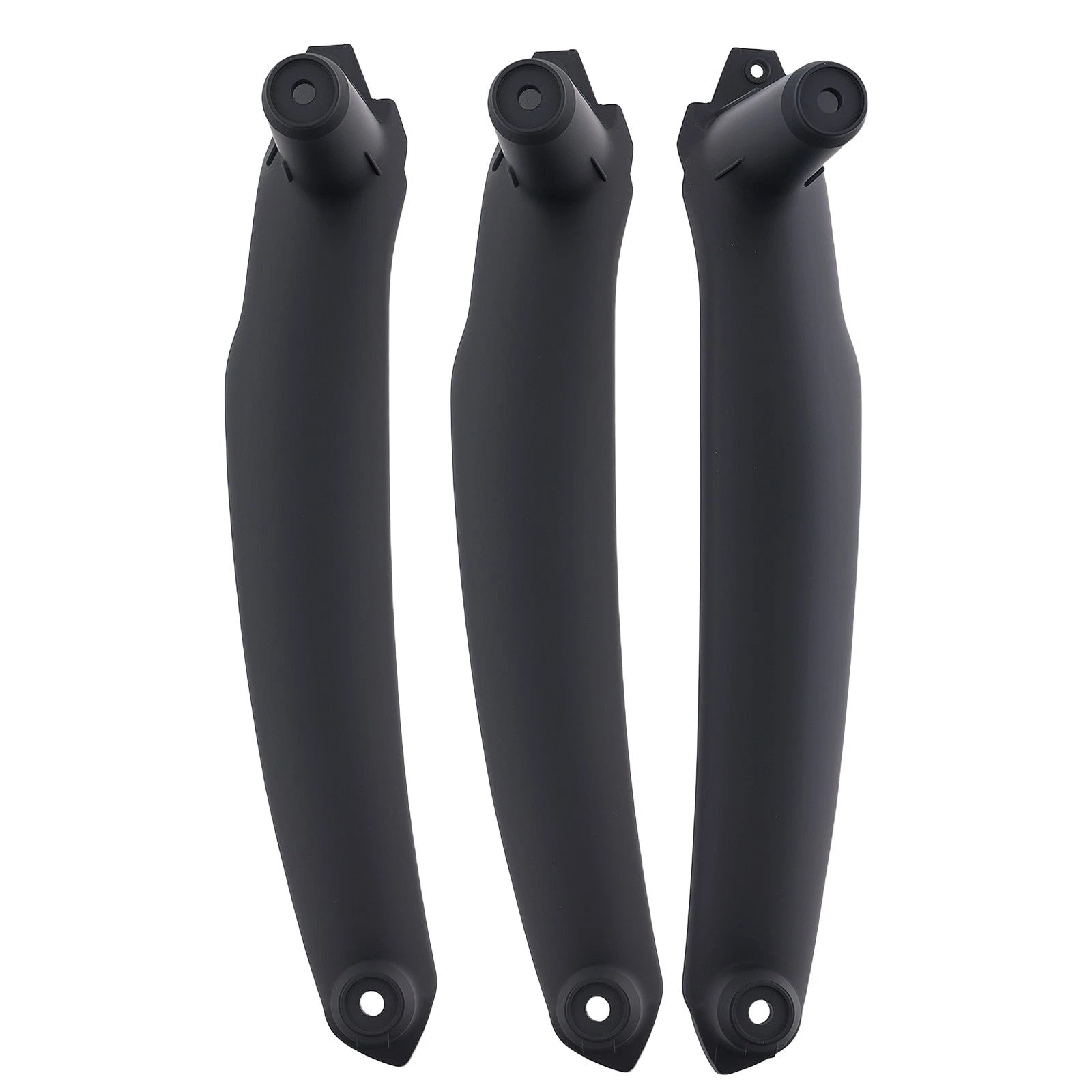 3X Black Door Pull Cover for BMW X5 E70 X6 E71 35ix 40ix (2008–2014) ABS