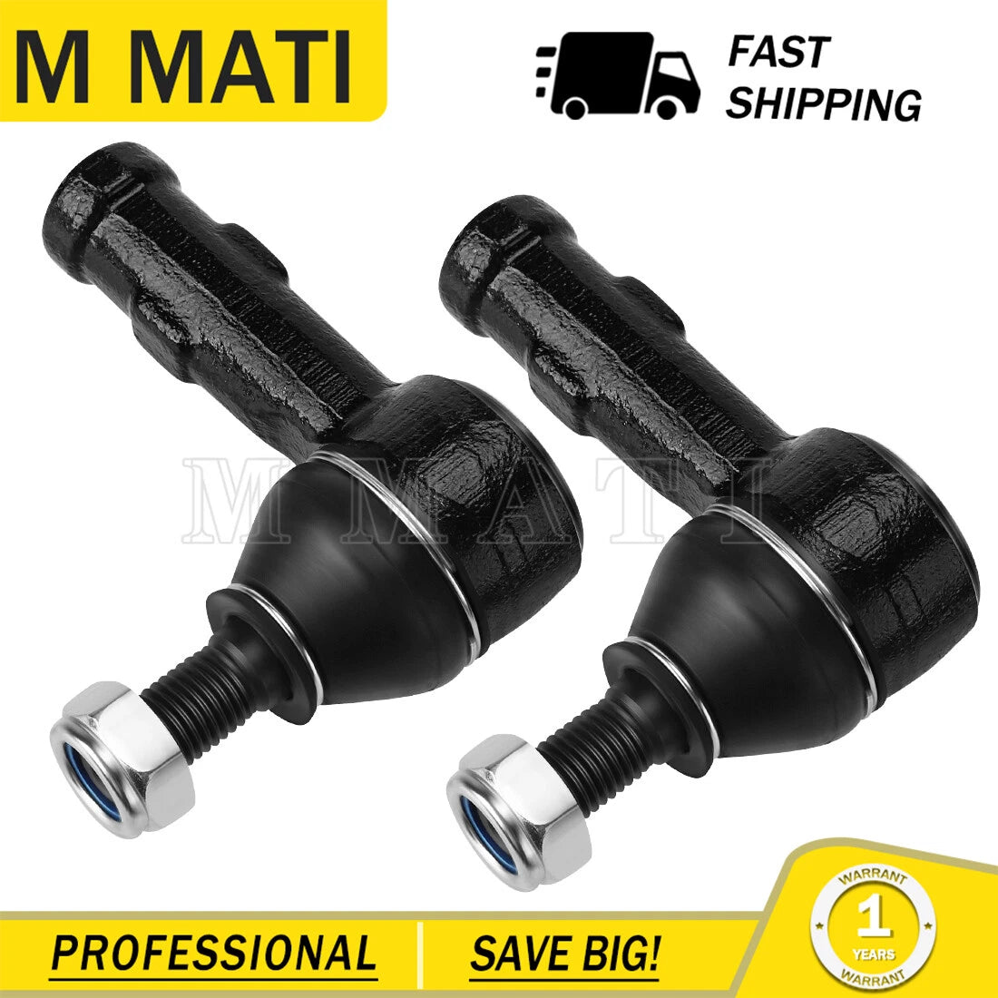 2X Tie Rod End for Polaris RZR XP Turbo 2016-2017, RZR 1000 XP 2015-2018