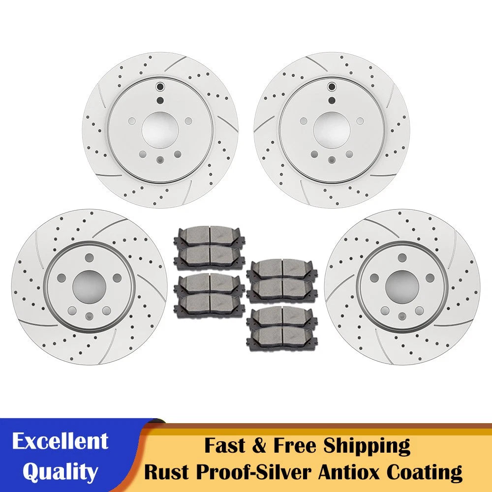 Brake Rotors and Pads Set for Chevy Equinox Terrain (2010–2019)