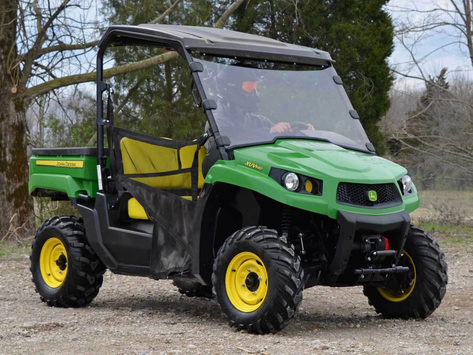 Scratch Resistant Full Windshield for John Deere Gator XUV (2014–2023)