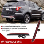 2X Red LED Rear Bumper Reflectors for Ford Explorer (2016–2019)