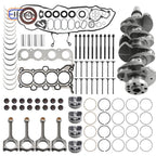 2.0L Engine Crankshaft + Con Rods + Piston + Bearings + Gasket Kit for Hyundai Kia (G4NC)