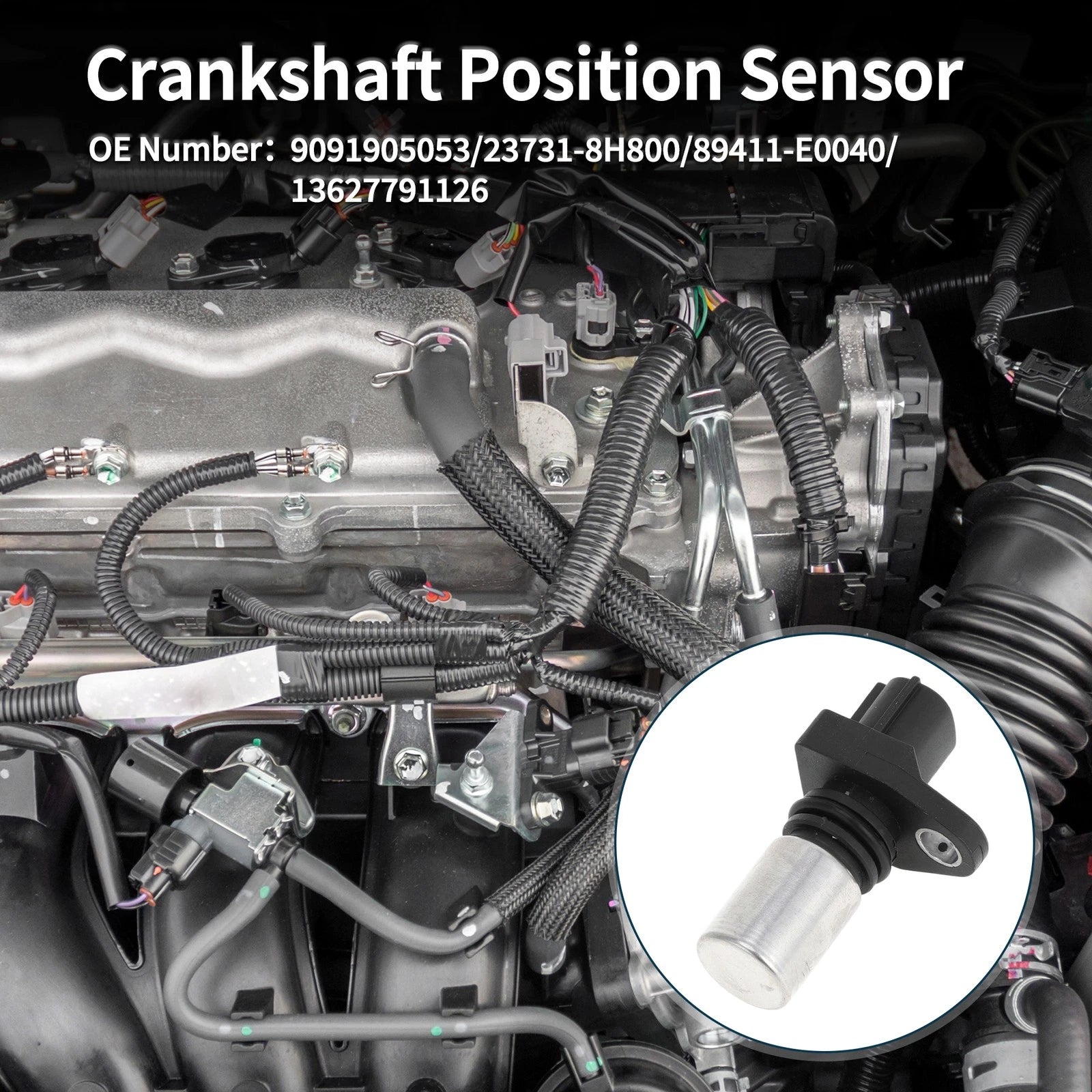 Crankshaft Position Sensor for Nissan Primera 2.2Di (2002–2007) No. 23731-8H800