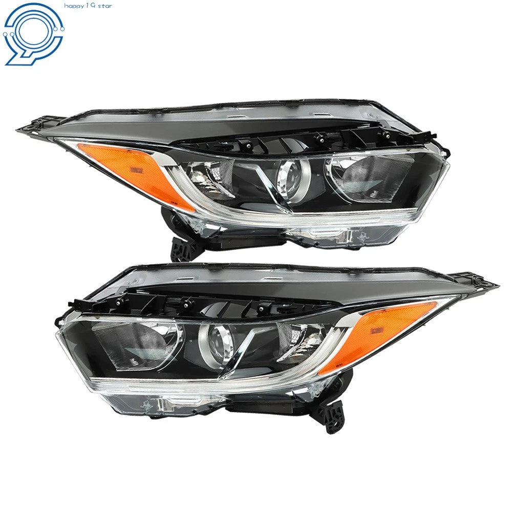 Set of 2 Halogen Headlight Assemblies with LED DRL for Honda HR-V (2019–2021)