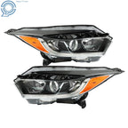 Set of 2 Halogen Headlight Assemblies with LED DRL for Honda HR-V (2019–2021)