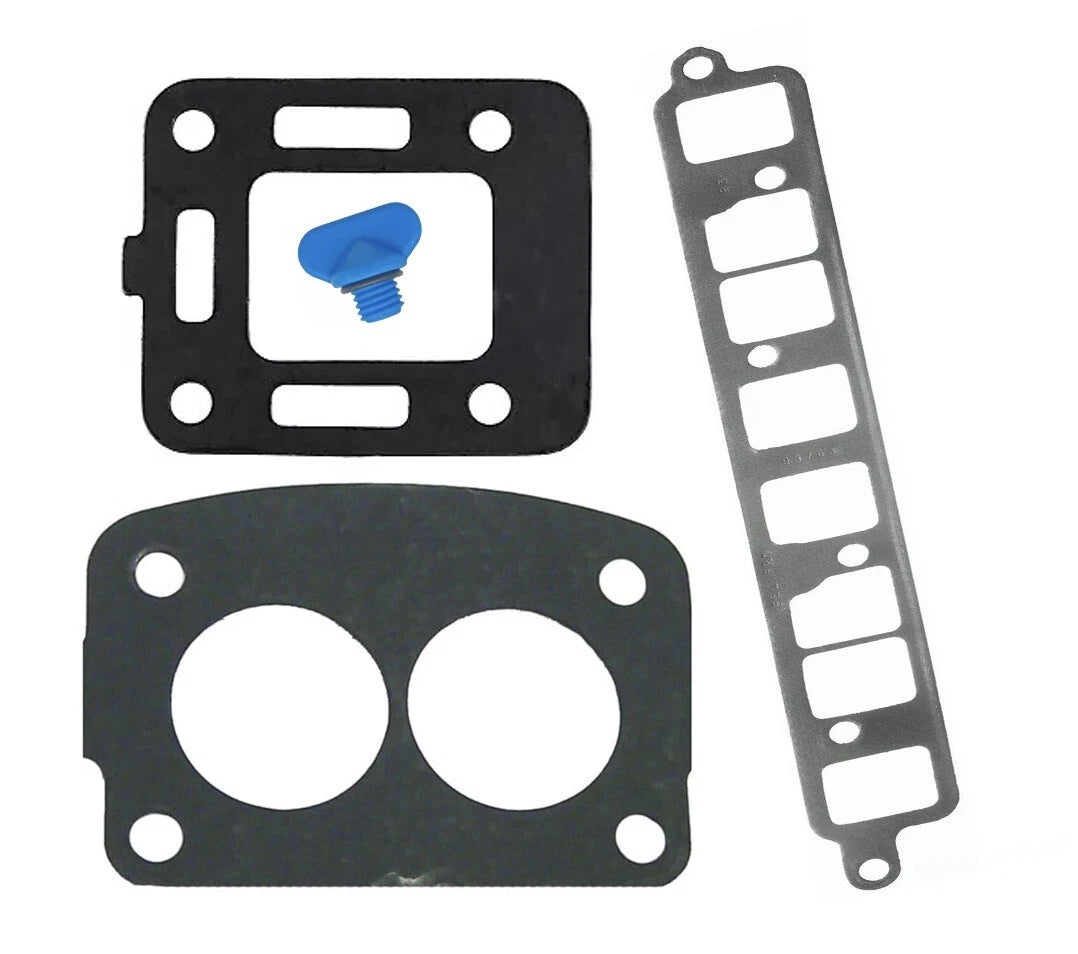 Exhaust Manifold Gasket Kit for Mercruiser 2.5L 3.0L 4cyl (27-53354 27-99777 27-64692)