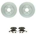 Set of 4 Bosch Quietcast Disc Brake Rotors & Pads for Audi A4 Sedan (2011)