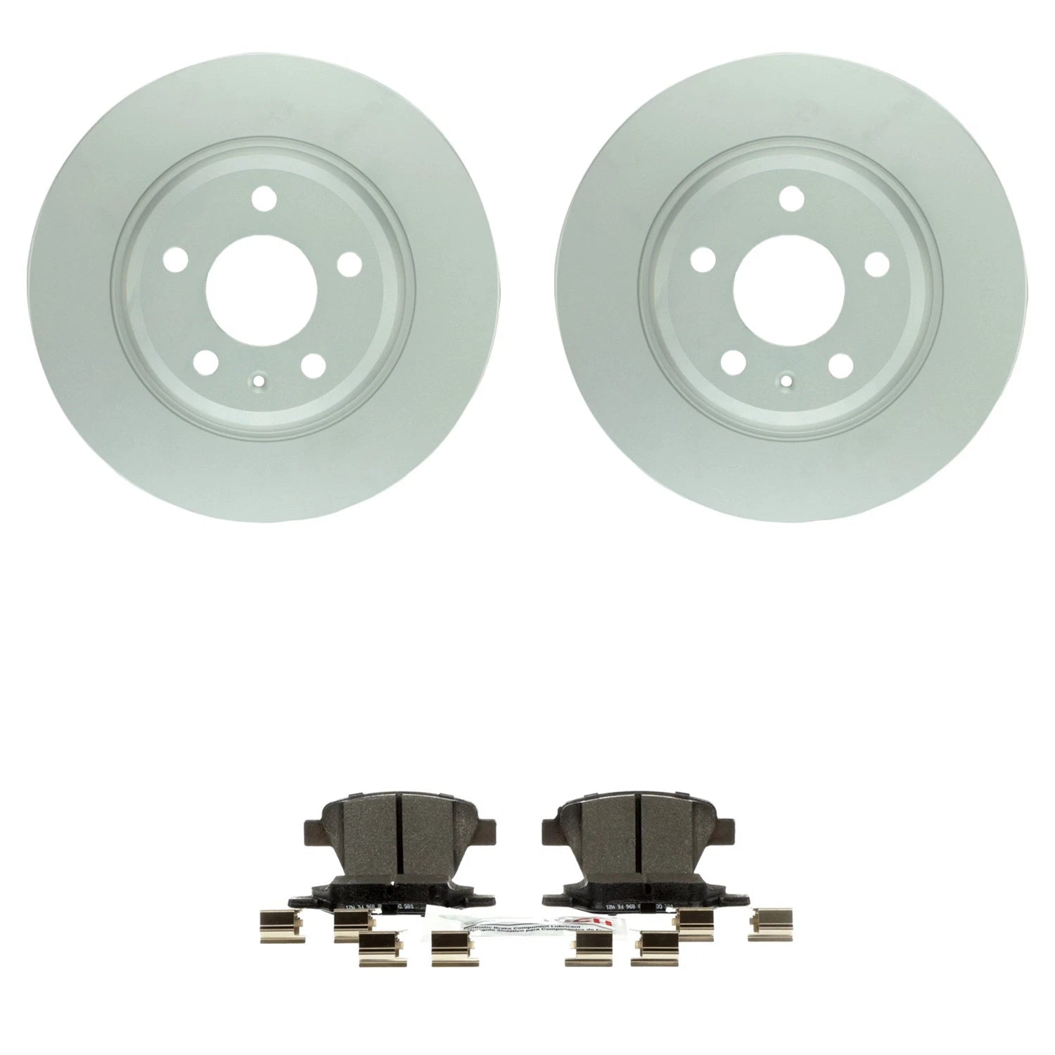 Set of 4 Bosch Quietcast Disc Brake Rotors & Pads for Audi A4 Sedan (2011)