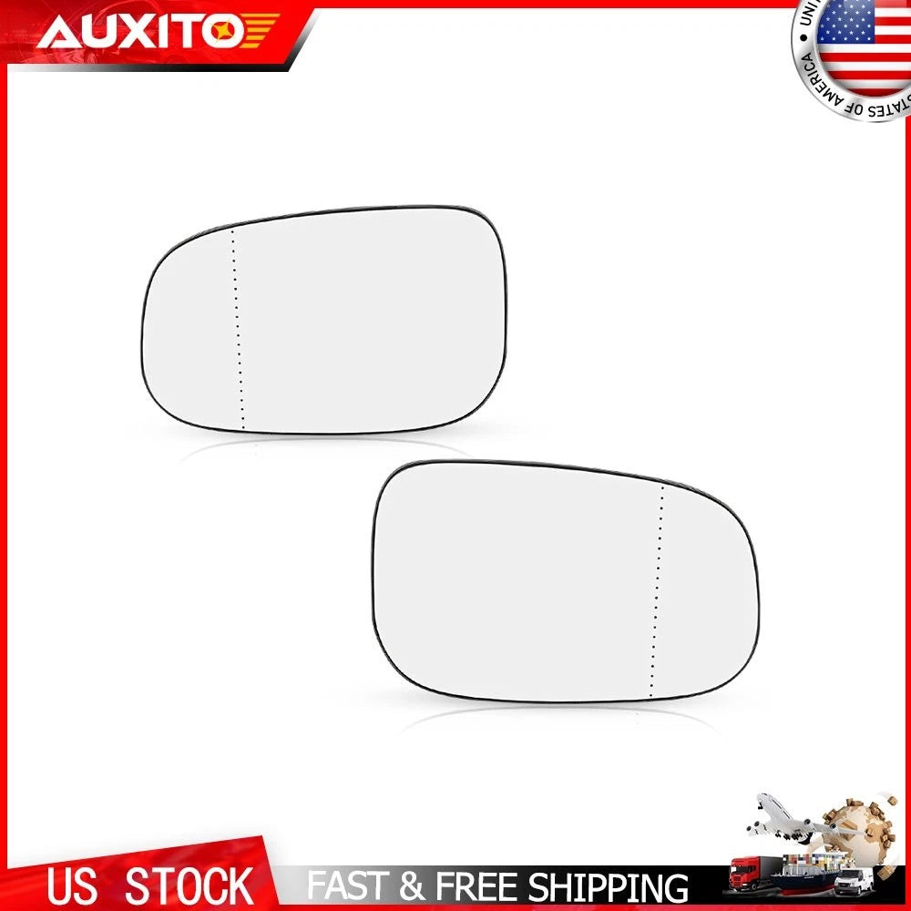 Heated Side View Mirror Glass Pair for Volvo C30 C70 S40 S60 V50 V70 (2008–2013)