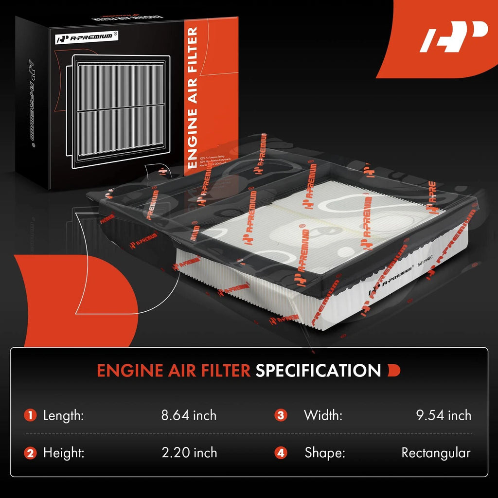 Engine Air Filter for Ford Fusion, C-Max, Lincoln MKZ (2013-2020)
