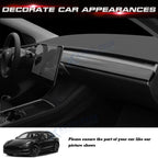 Carbon Fiber Dashboard Panel Cover for Tesla Model 3/Y (2017-2023)