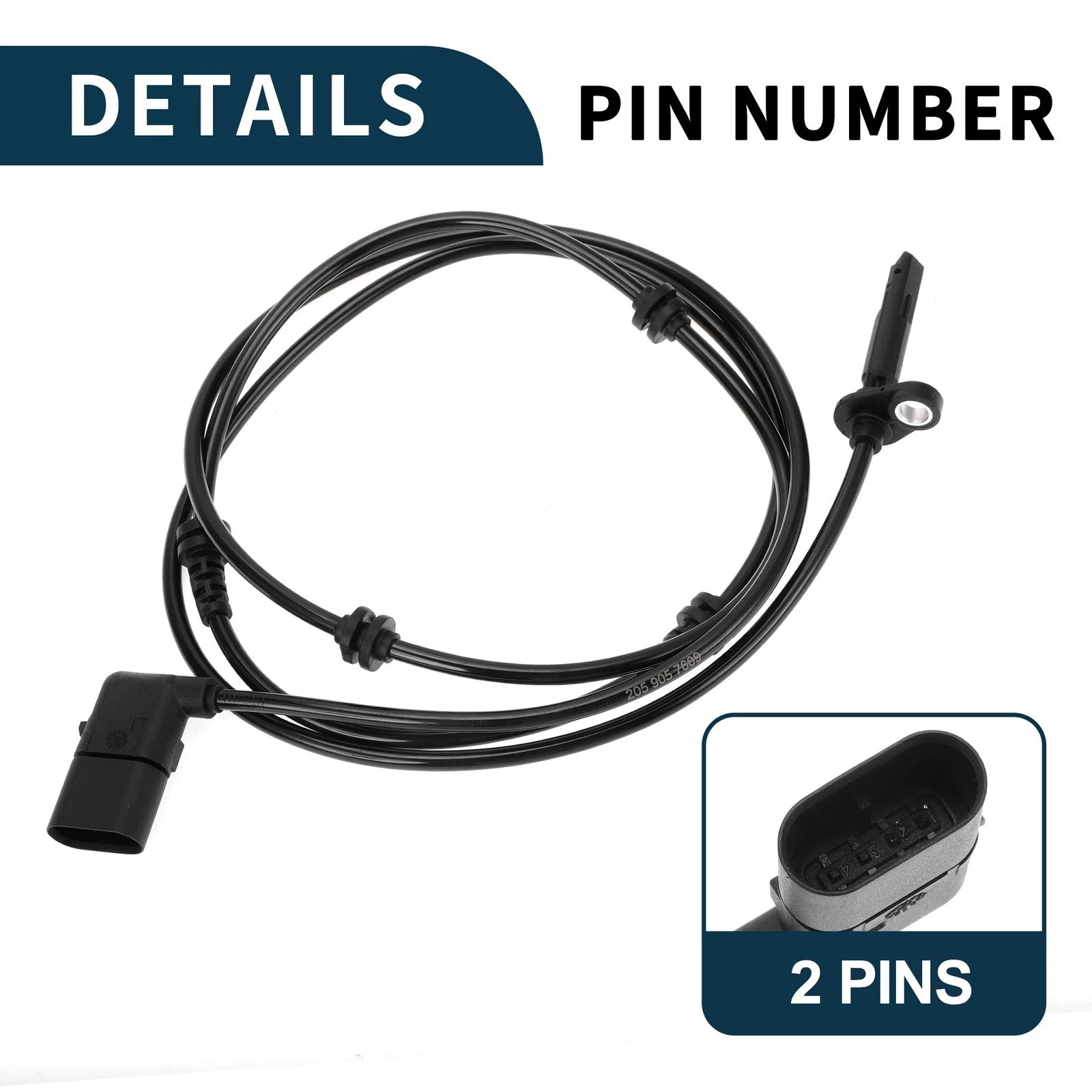 Front Left ABS Wheel Speed Sensor for Mercedes-Benz C43 AMG (2017–2020) No.A2059057609