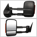 Set of 2 Power Heated LED Signal Light Towing Mirrors for GM GMT900 (2007–2014)
