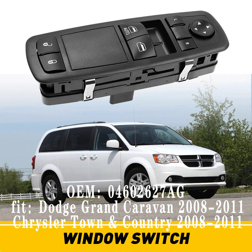 Power Window Switch for Chrysler Town & Country, Dodge Grand Caravan (2008–2016)