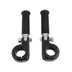 1 1/4" Black Highway Engine Guards Crash Bar Foot Pegs