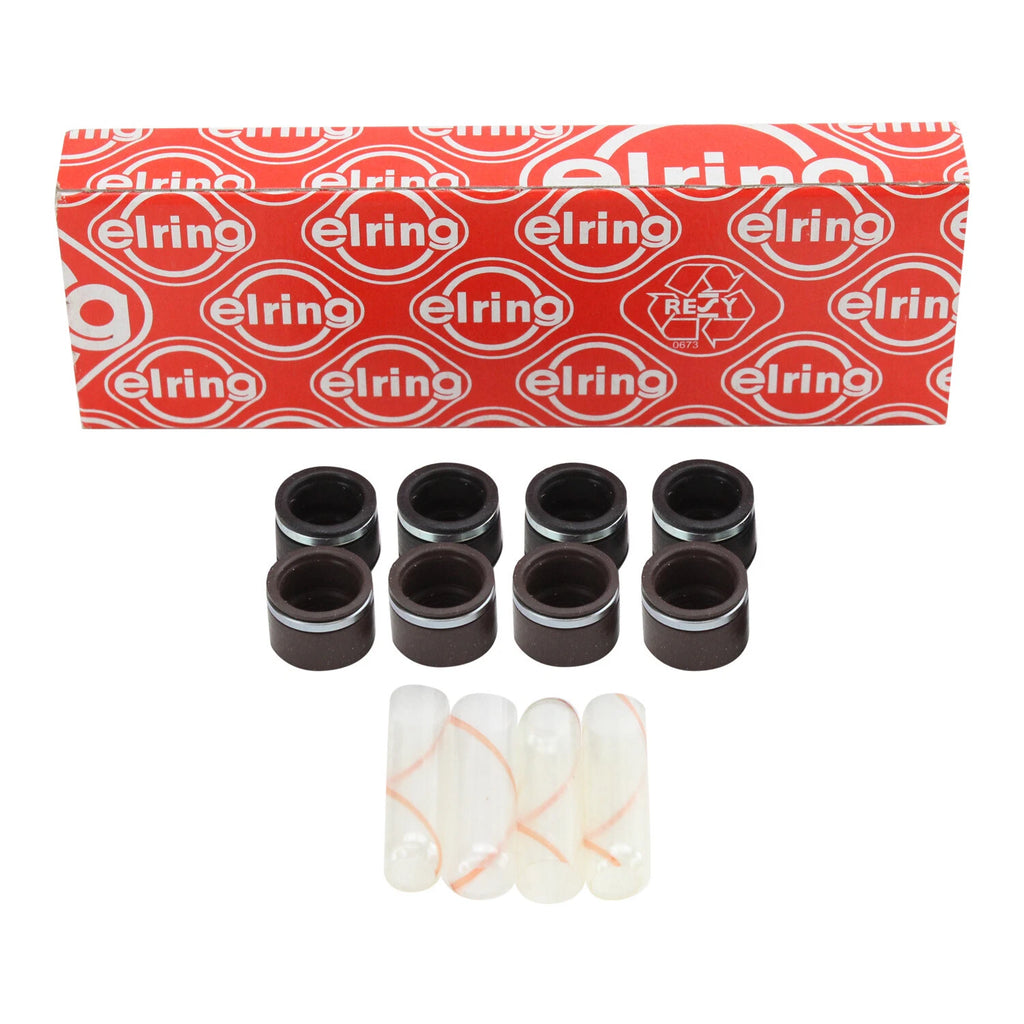Set of 4 Engine Valve Stem Oil Seals for Mercedes W116 R107 (1972–1989)