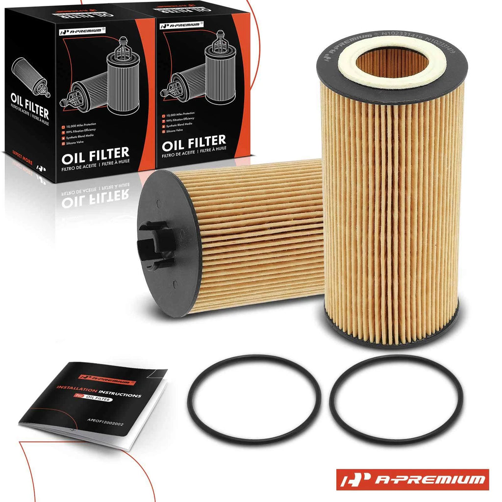 2X Engine Oil Filter for Ford F-250 F-350 F-450 Super Duty (2003–2010)