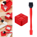 Woodworking Glue Brush and Silicone Container Tool for Easy Application