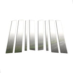Chrome Pillar Post Covers 8Pc Replacement for Mercedes GL (2007–2012)
