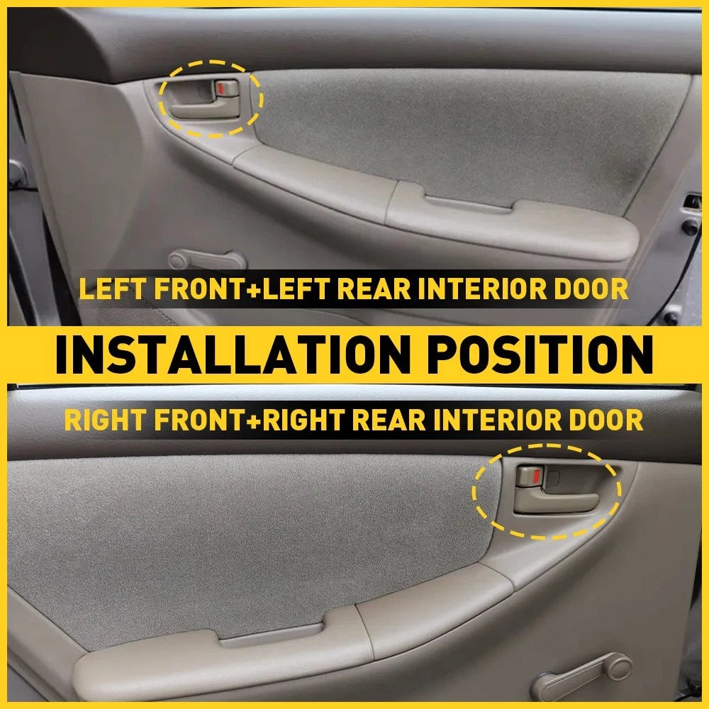 Inside Door Handle Set for Toyota Corolla (2003–2008), Matrix (2005–2012), Tacoma Beige LH RH