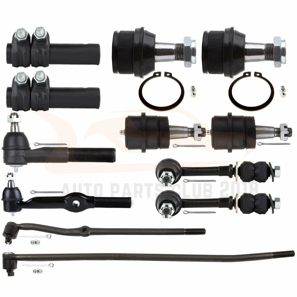 Suspension Kit with Tie Rods, Ball Joints, Sway Bars for Dodge Ram 1500 2500 