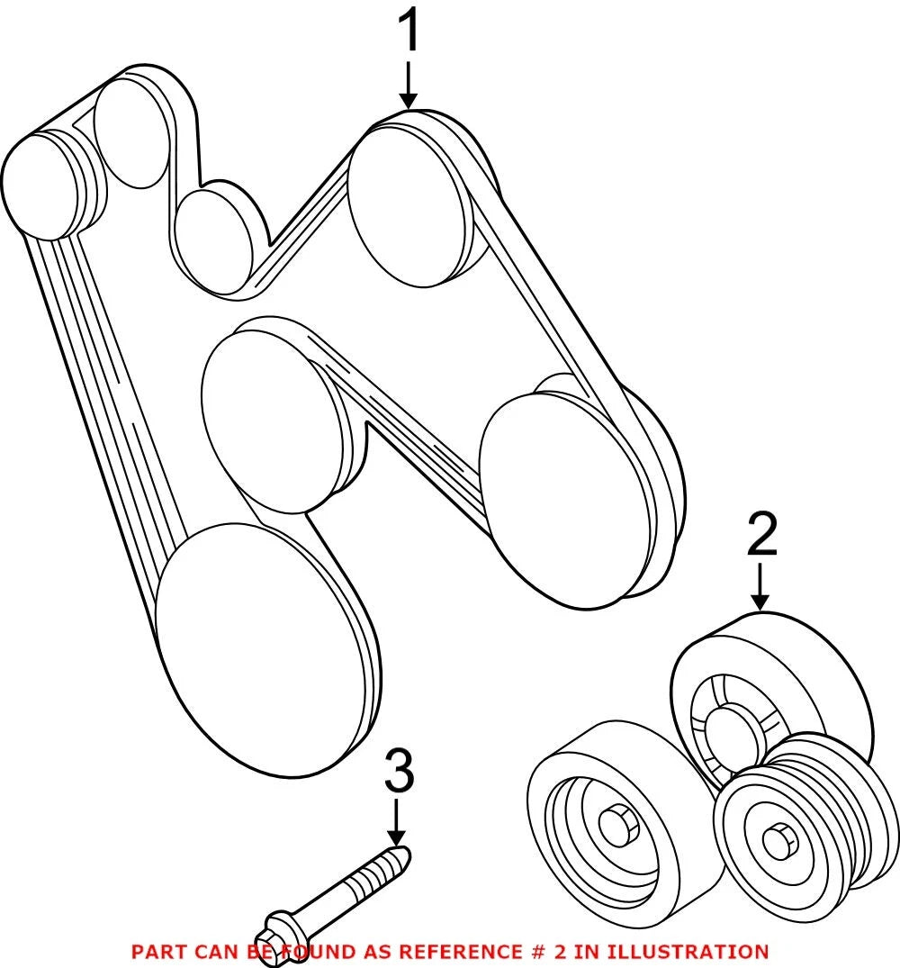 Drive Belt Tensioner Assembly for Dodge Dakota (2005–2011)