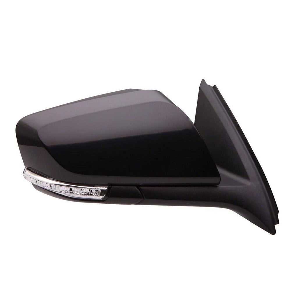 Replacement Ready to Paint Passenger Side Door Mirror with Signal for Ford F-150 (2011–2014)
