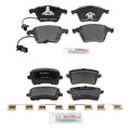 Bosch Quietcast Disc Brake Pad Kit for Audi A4 Quattro (2002–2008)