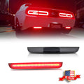 Smoked Lens Red LED Rear Bumper Reflector Lights for Dodge Challenger (2015–2023)