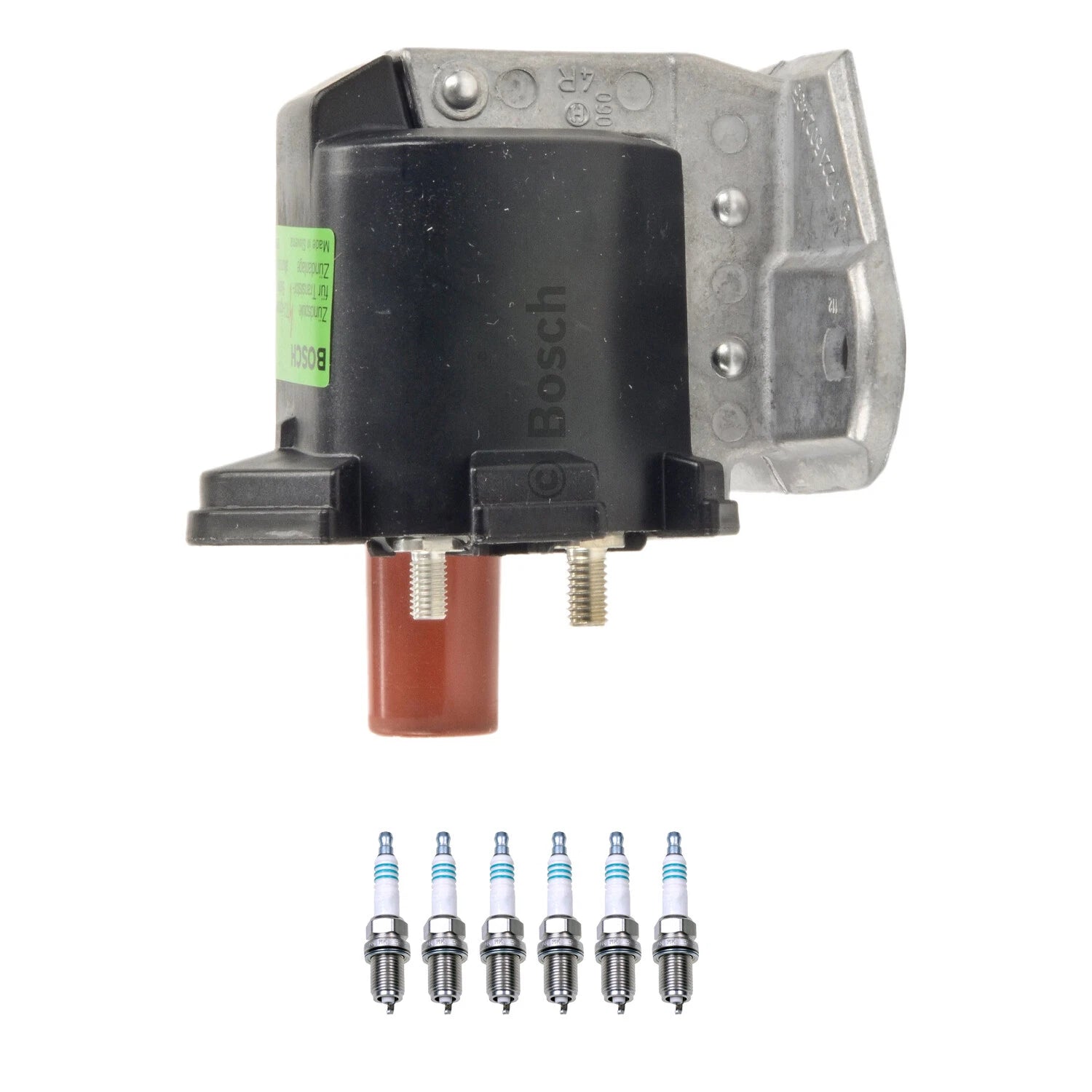 Ignition Coil & Iridium Spark Plug Kit for R129 Supra D21 L6 (Bosch, Denso)