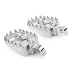 Wide Foot Pegs MX Style for Harley Dyna Sportster Iron 883 Fatboy