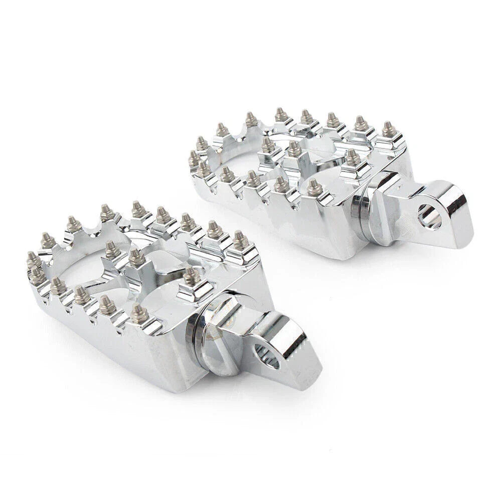 Wide Foot Pegs MX Style for Harley Dyna Sportster Iron 883 Fatboy