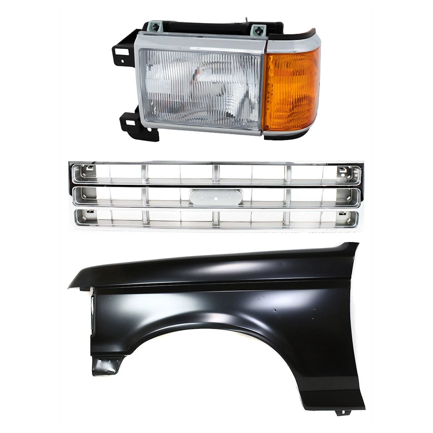 Fender and Grille Kit for Ford F-150, F-250 (1987–1988)