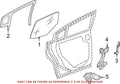 OEM Rear Passenger Right Window Motor for Chrysler Charger Dodge (2006–2023)