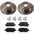 Brake Rotor and Pad Kit for Honda Odyssey (2002–2004) Rear Solid FWD