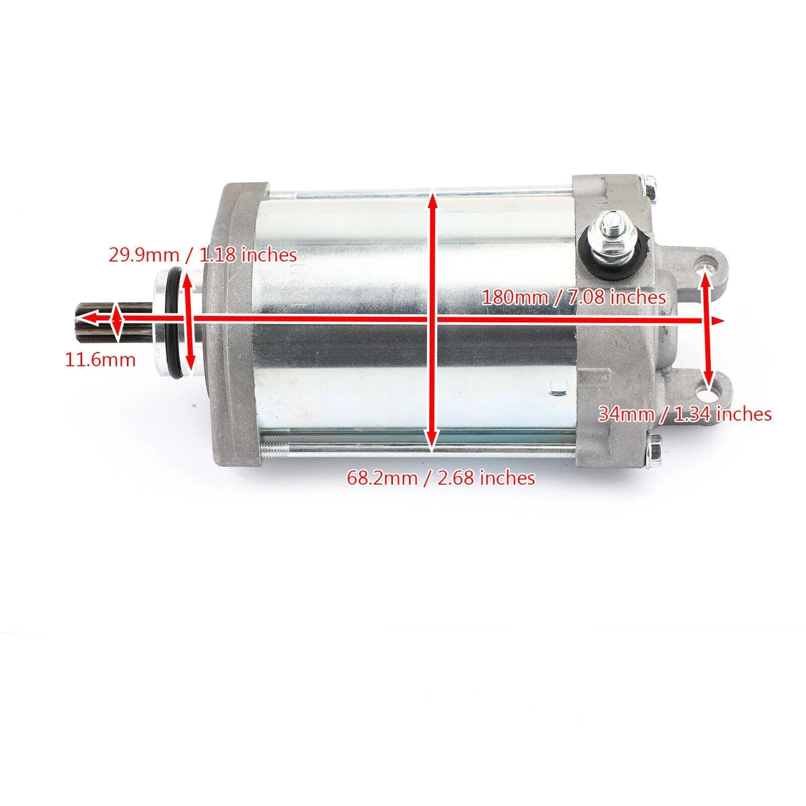 Starter for Suzuki GSX1300R Hayabusa (1999–2003) 410-52187, 31100-24F01