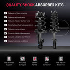 Front & Rear Complete Shock Struts Assembly for Toyota Camry (2007-2011)