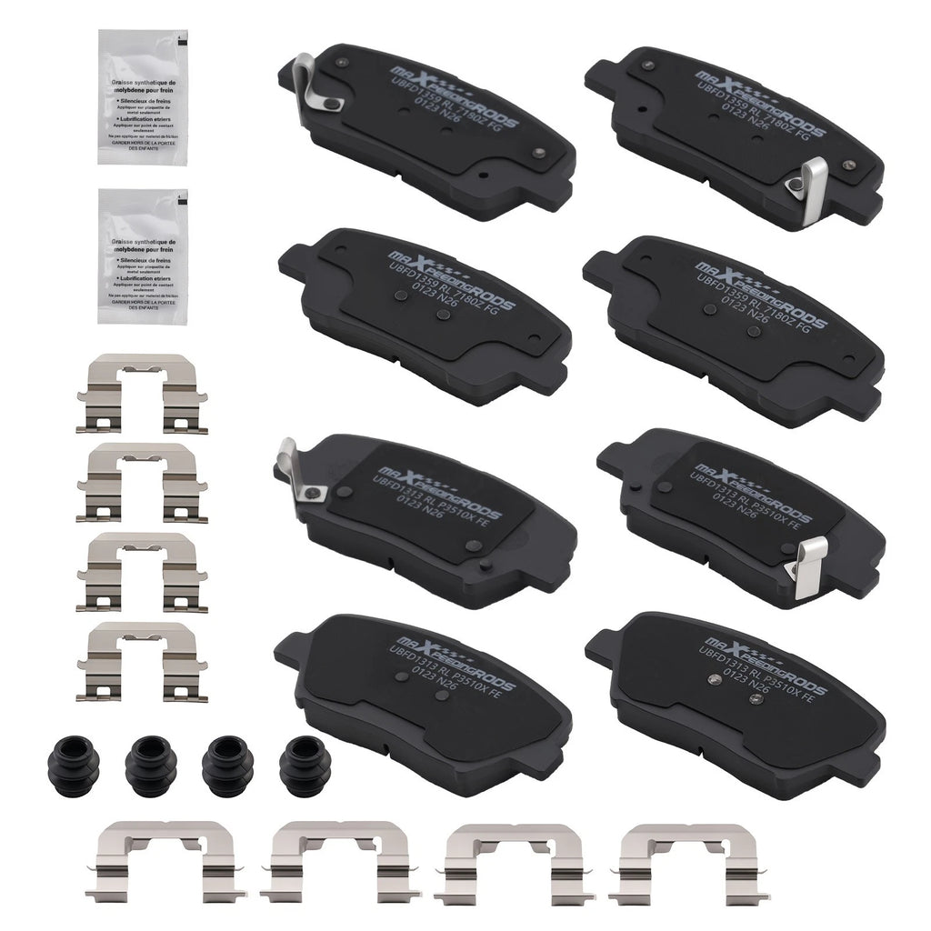 8pcs Brake Pads Set for Hyundai Santa Fe (2010–2012) D1432