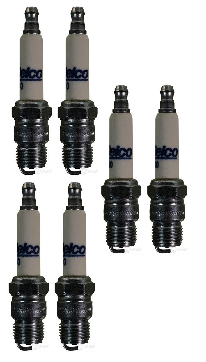Set of 6 Rapidfire Spark Plugs for GMC G25 (1975)