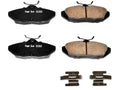 Rear Brake Pad Set for Jaguar S Type (2000–2002) QK548QV