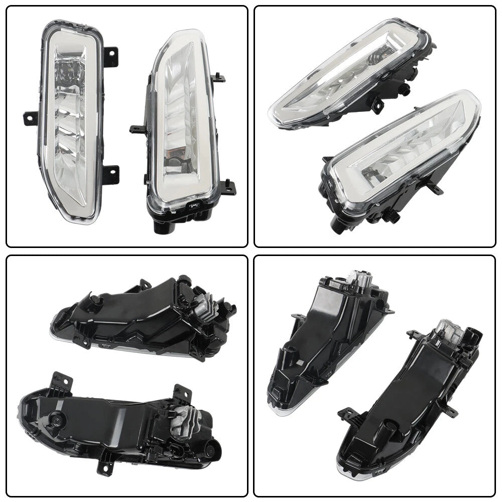 Pair LED Fog Lights for Nissan Sentra (2020–2022) Clear Lens Bumper