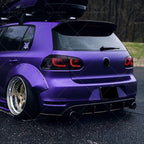 Rear Bumper Lip Diffuser Spoiler for VW Golf 6 MK6 GTI (2010–2014)
