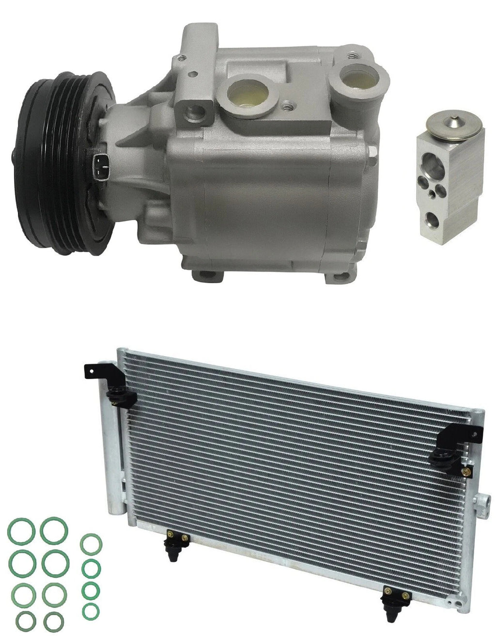AC Compressor Kit With Condenser for Subaru Legacy 2.5L (2009–2014)