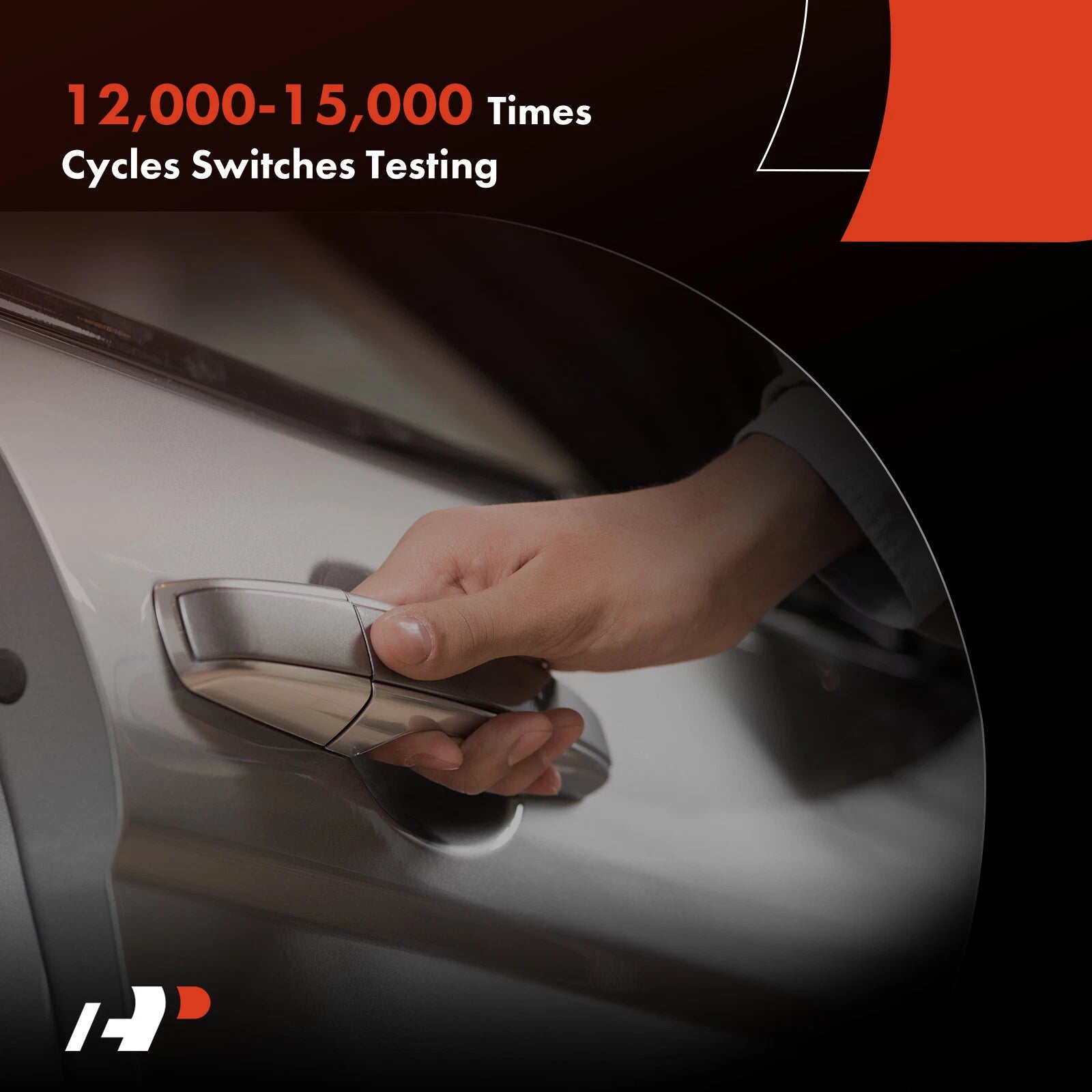 2X Front Smooth Exterior Door Handle for Chevy Equinox (2005-2009)