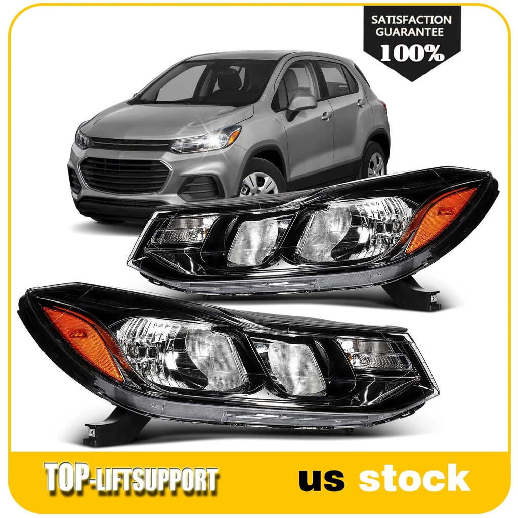 Headlights with Bulbs for Chevrolet Trax (2017–2022) Reflector Pair